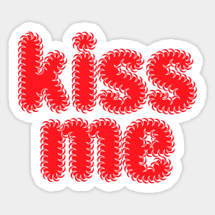 Kiss me Sticker